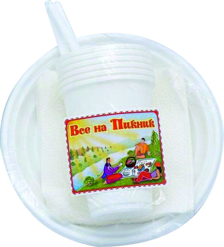 Набор одноразовой посуды «Летний»