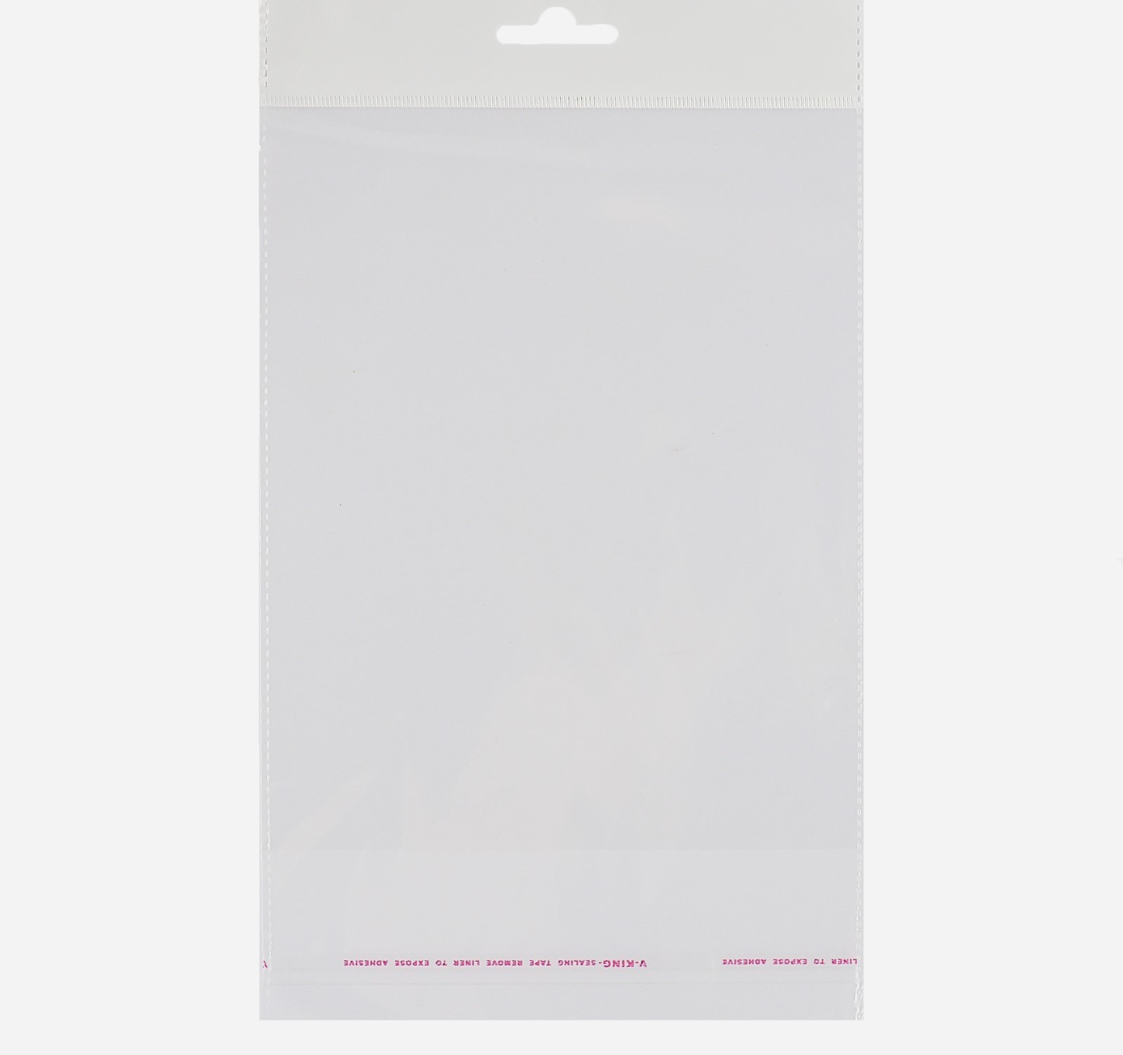 Пакет БОПП с клеевым клапаном и европодвесом