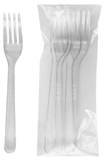 Набор одноразовых столовых приборов в индивидуальной упаковке