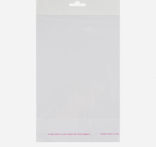 Пакет БОПП с клеевым клапаном и европодвесом